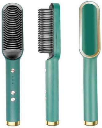 Professional Electric Hair Straightener Comb Brush - 3-in-1 Hair Straightener Brush
