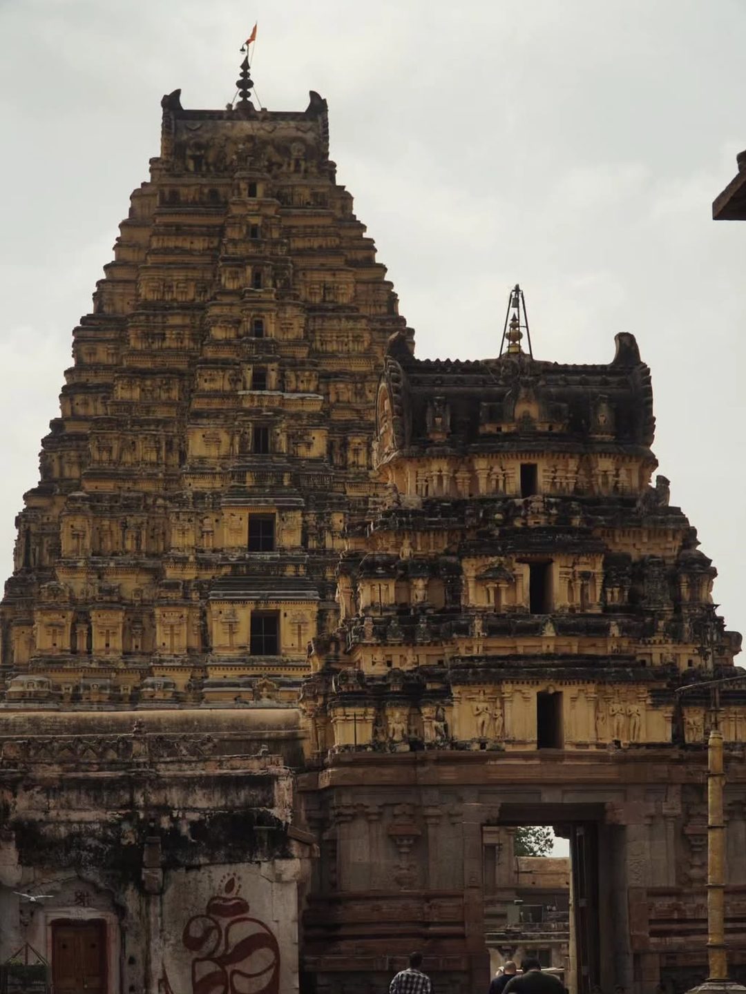 Virupaksha temple tower, Hampi